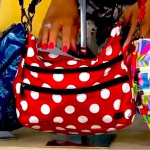 Lug - Red and White Polka Dot Women's Bag / Purse